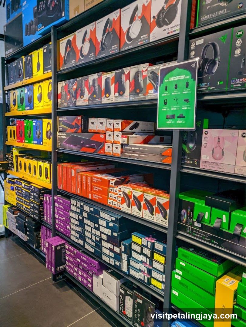 Gaming Peripherals Store Interior