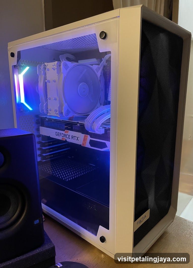 Custom PC Build with RGB Lighting