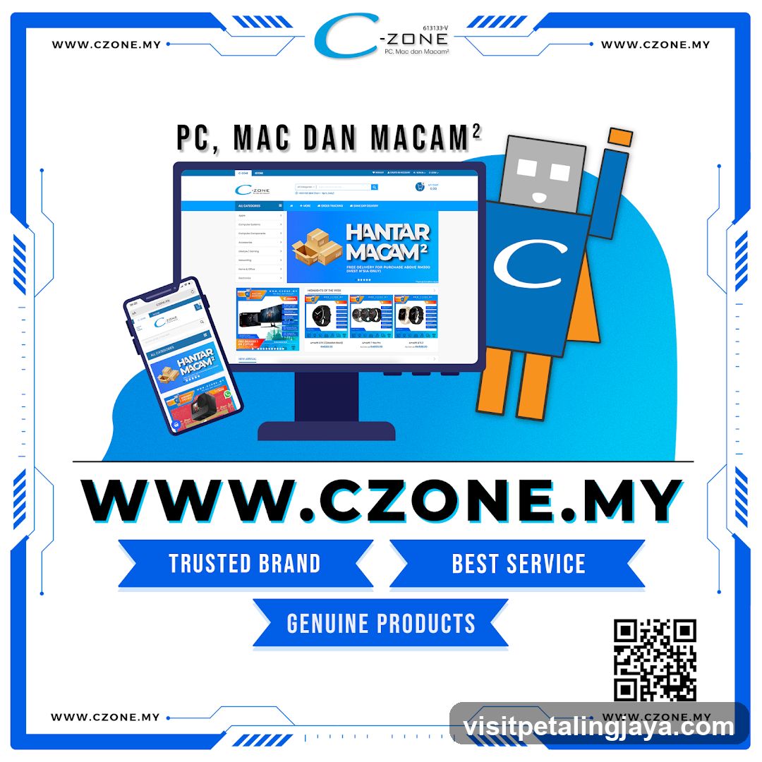 C-Zone Online Store Advertisement