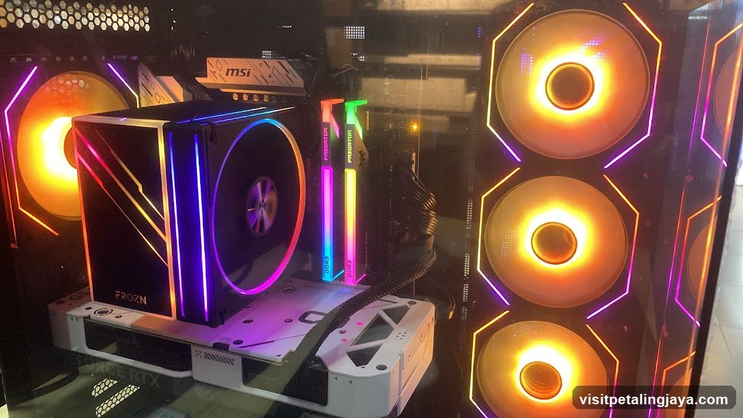 RGB PC Build Interior