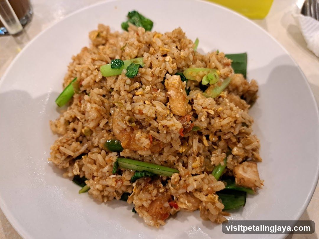 Fried Rice with Vegetables and Chicken