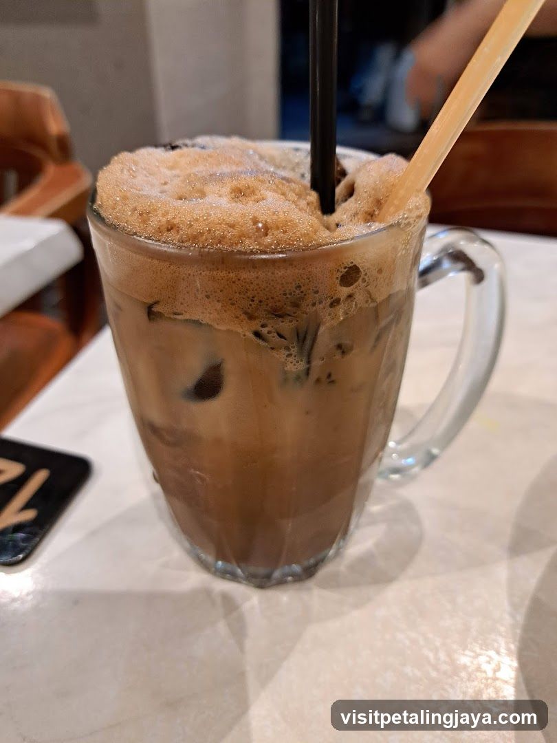 Iced Coffee in Glass Mug