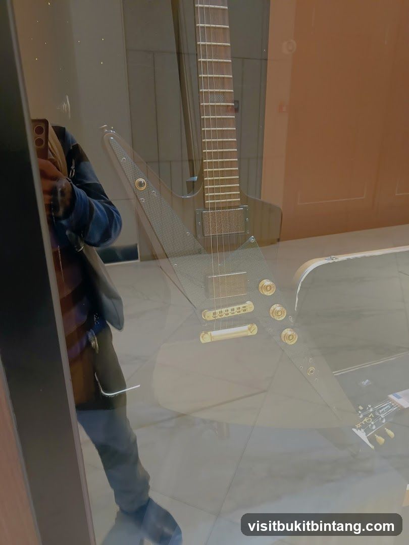 Electric Guitar in Display
