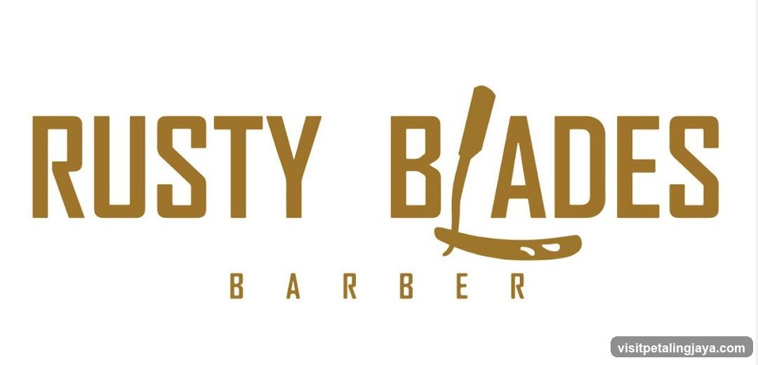 Rusty Blades Barber Logo