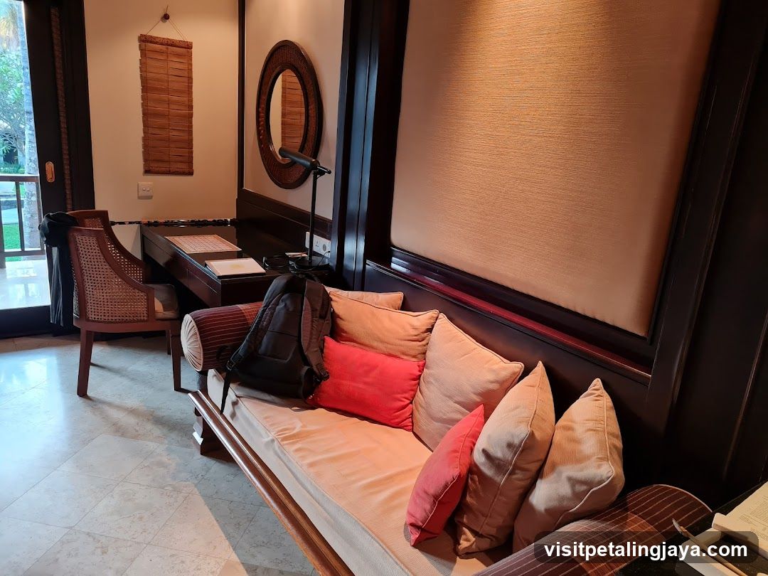 Interior Lounge with Sofa and Desk
