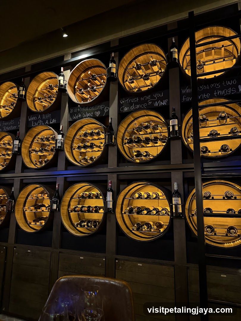 Wine Barrel Wall Display