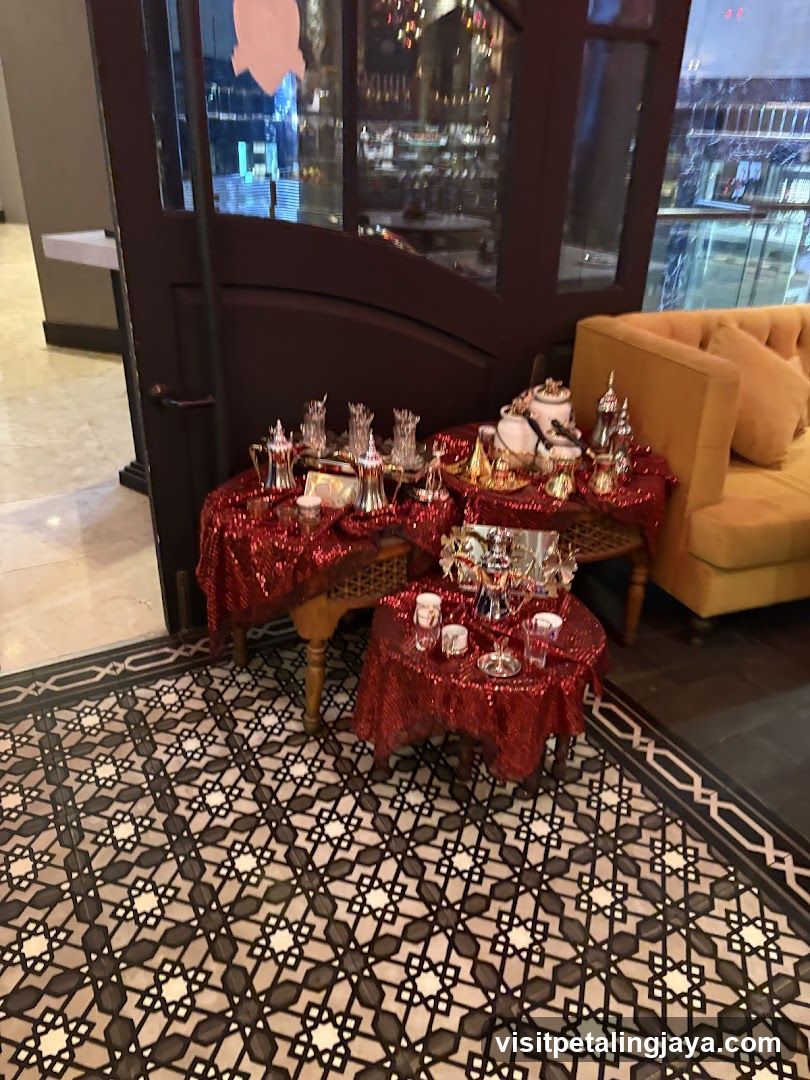 Decorative Tea Table Setup
