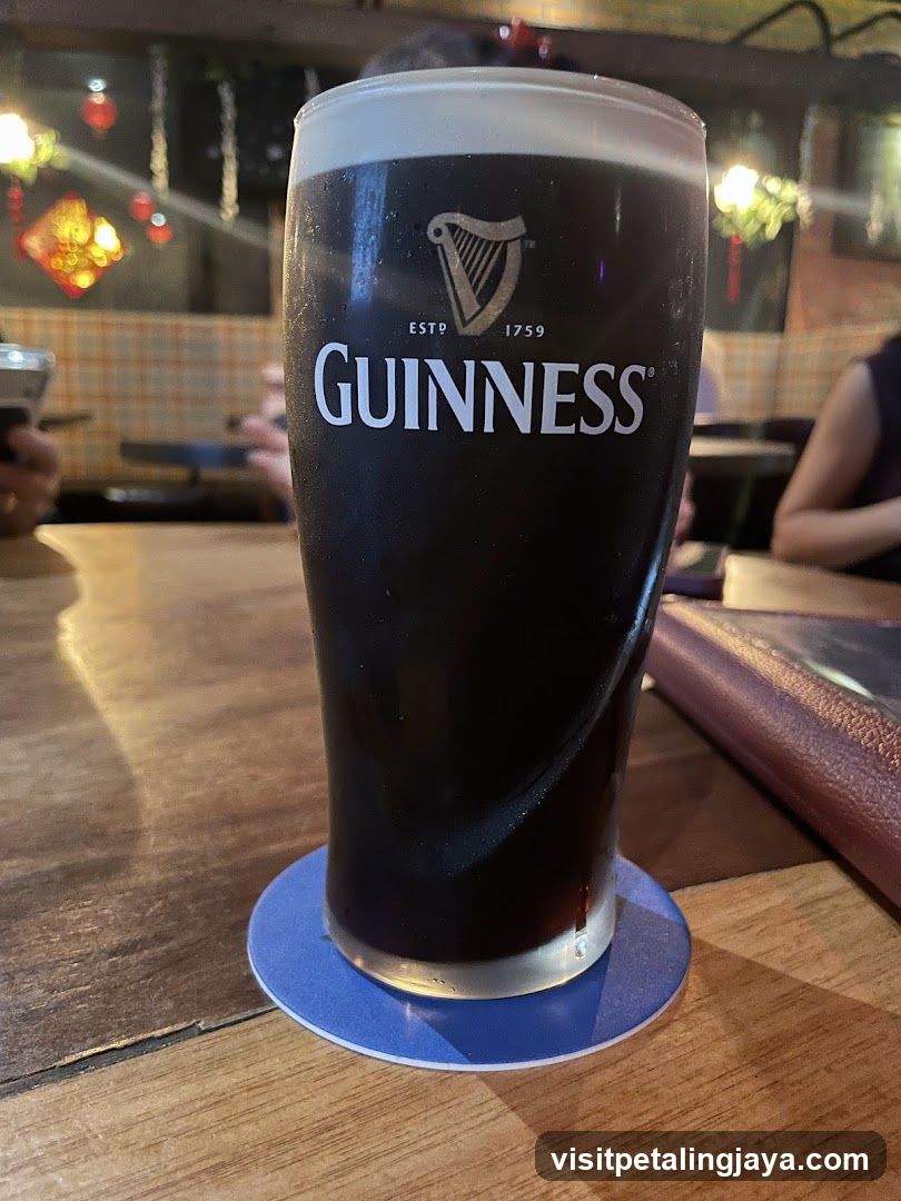 Guinness Pint in Pub