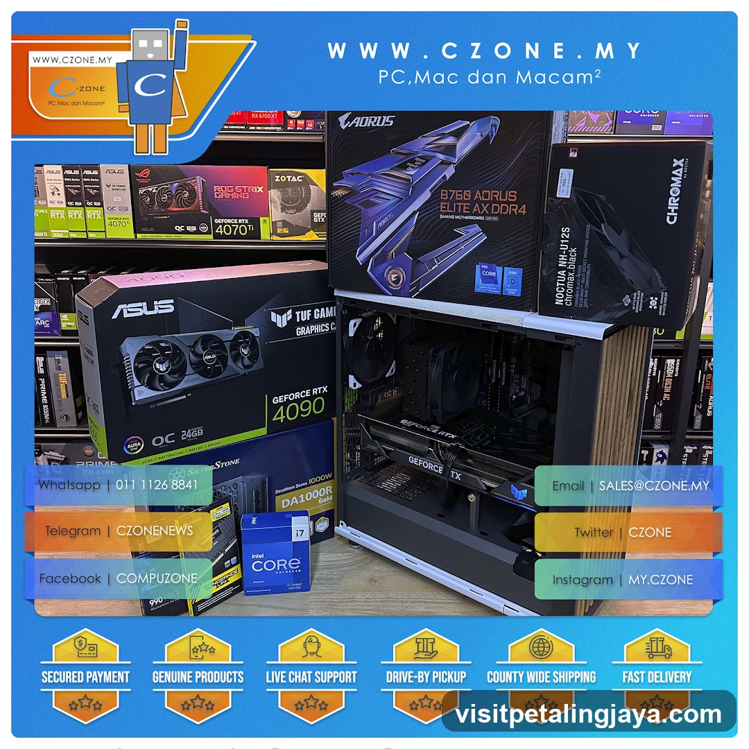 Computer Hardware Store Display
