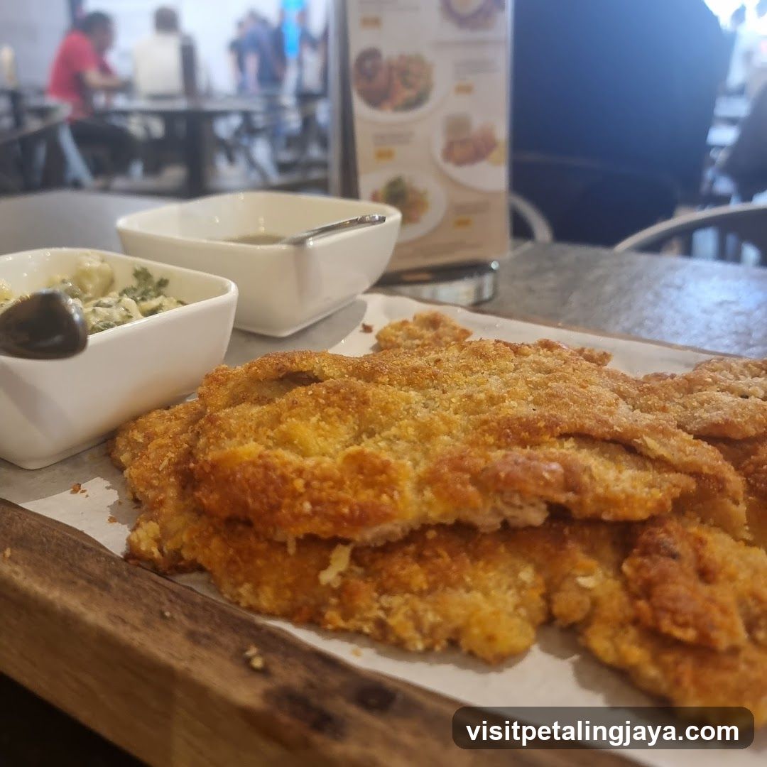 Fried Schnitzel with Sauces