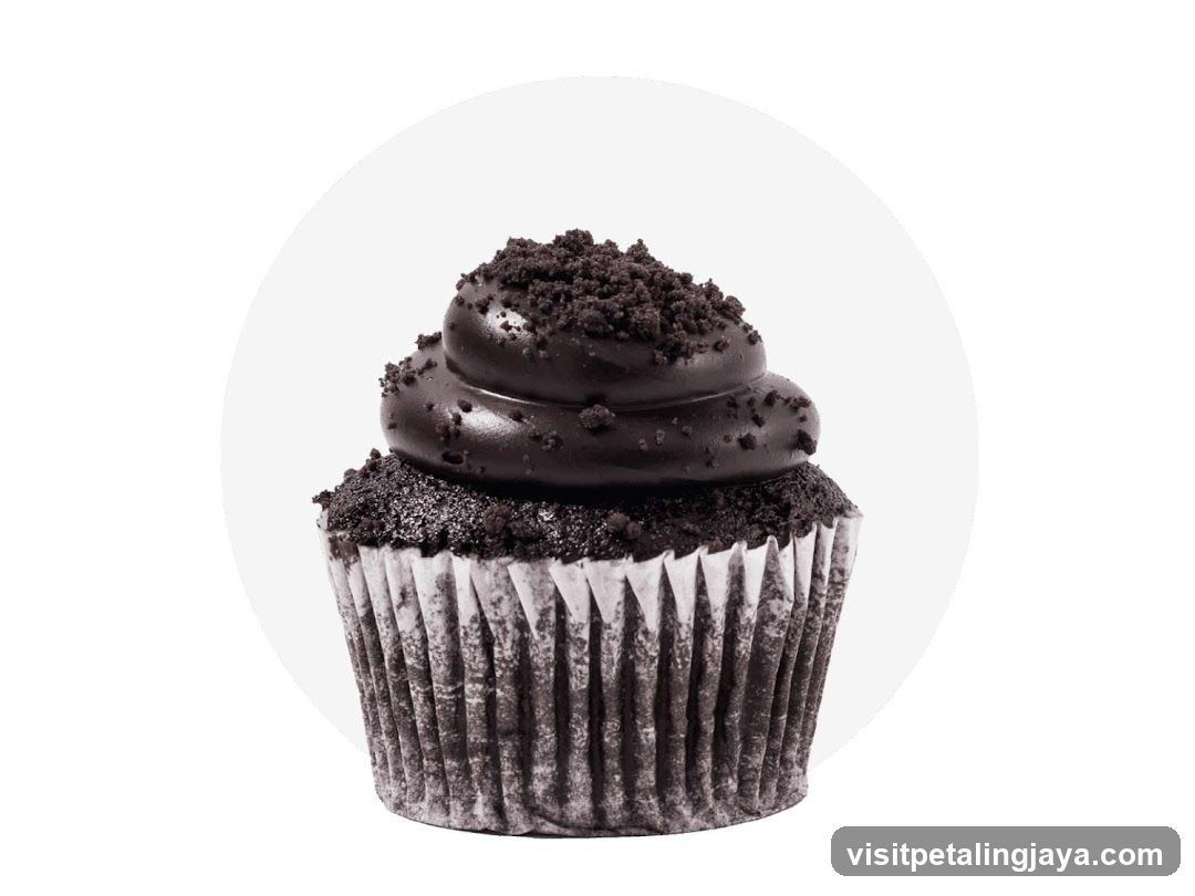Chocolate Cupcake with Crumbs