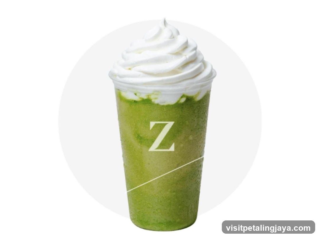 Matcha Latte with Whipped Cream