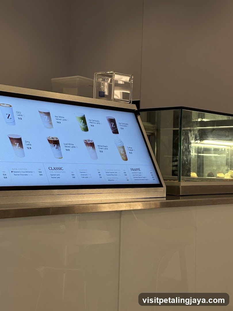Digital Menu Board Display