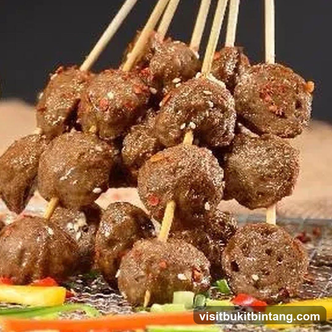 Meatballs on Skewers