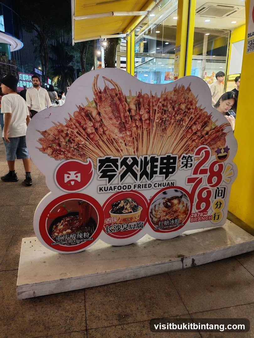 KuaFood Fried Chuan Sign