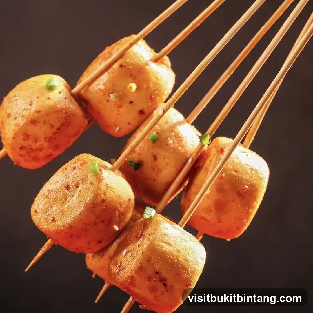 Fried Tofu Skewers