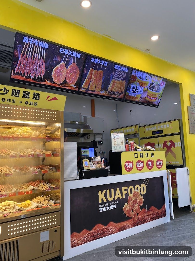 Food Stall with Skewers
