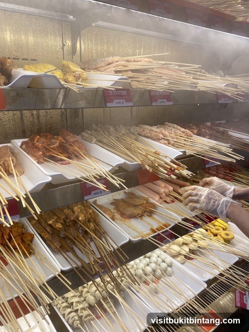 Skewered Foods Display