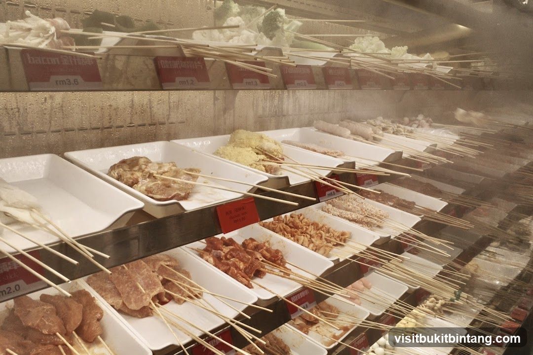 Skewered Foods Display
