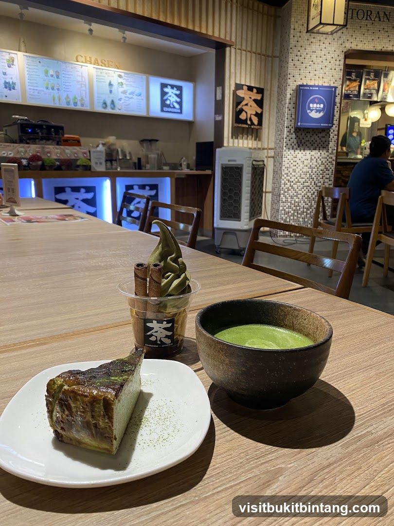 Matcha Desserts and Drink