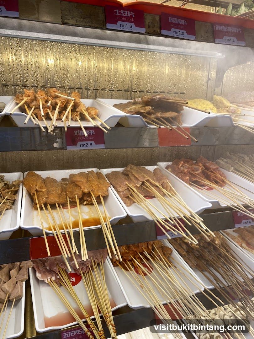 Skewered Foods Display