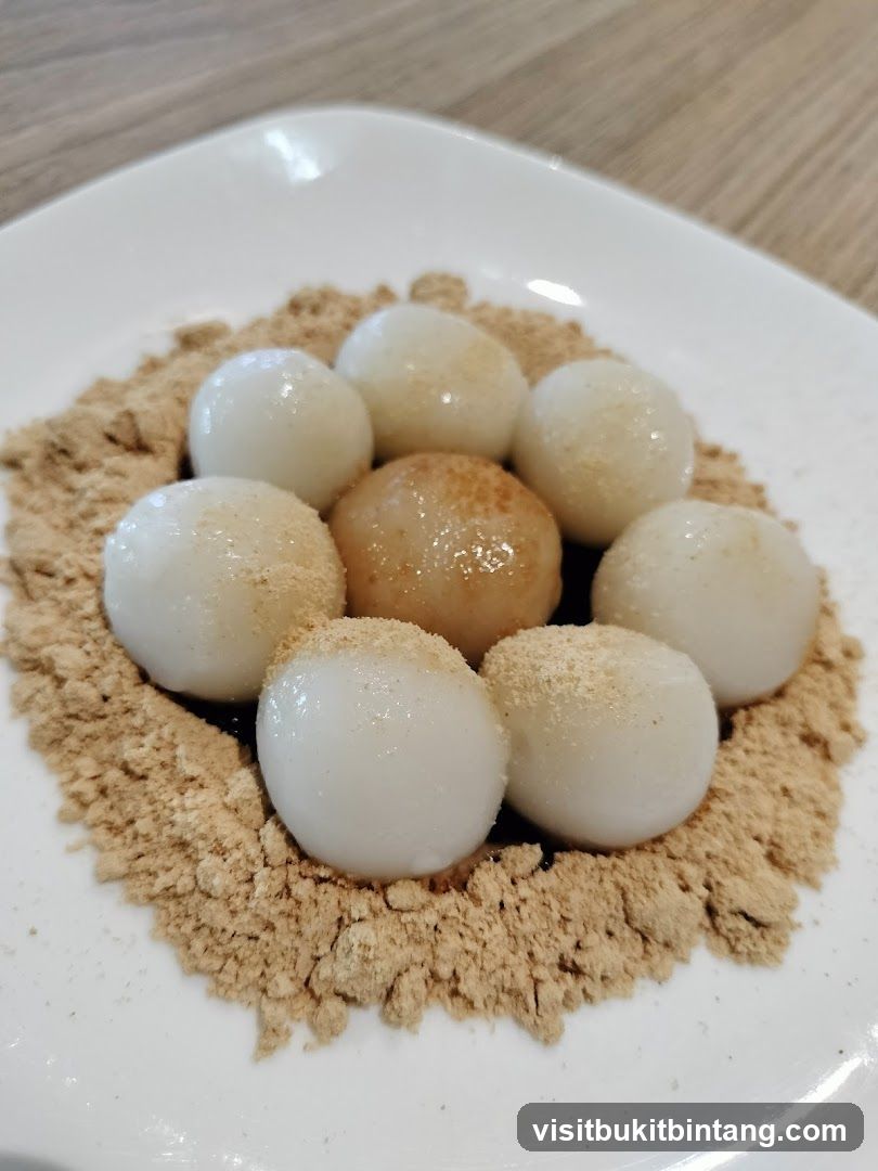 Mochi with Kinako