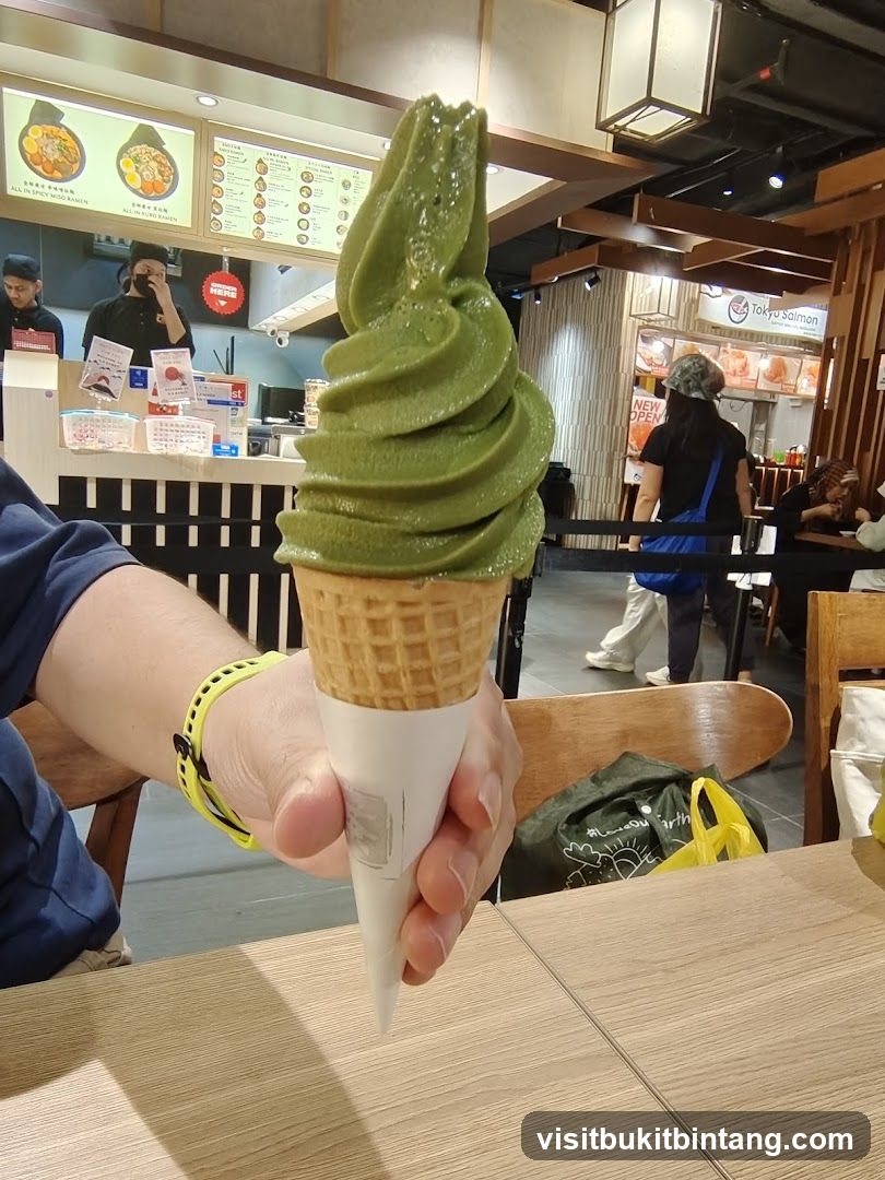 Matcha Soft Serve Ice Cream