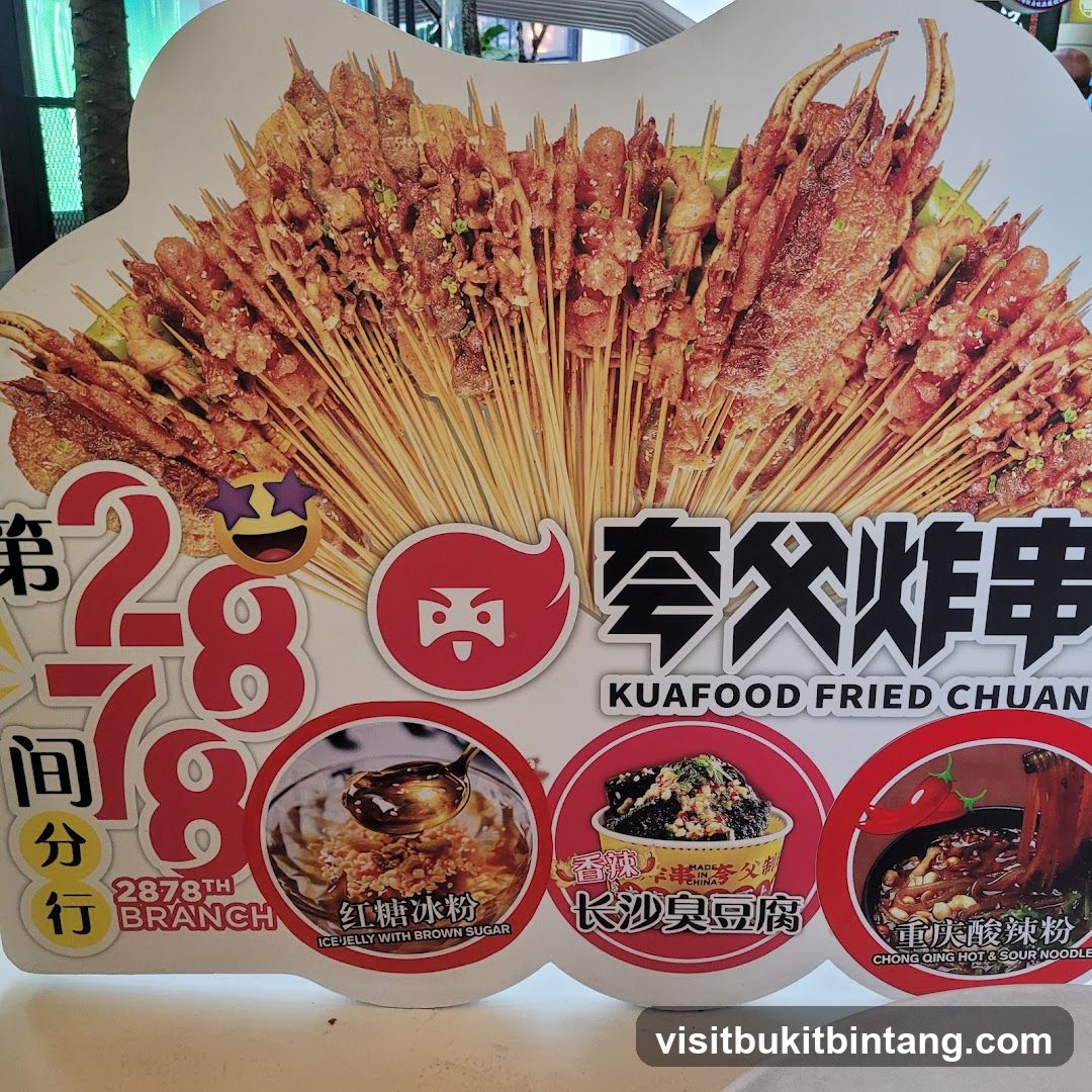 Fried Skewers and Snacks Menu