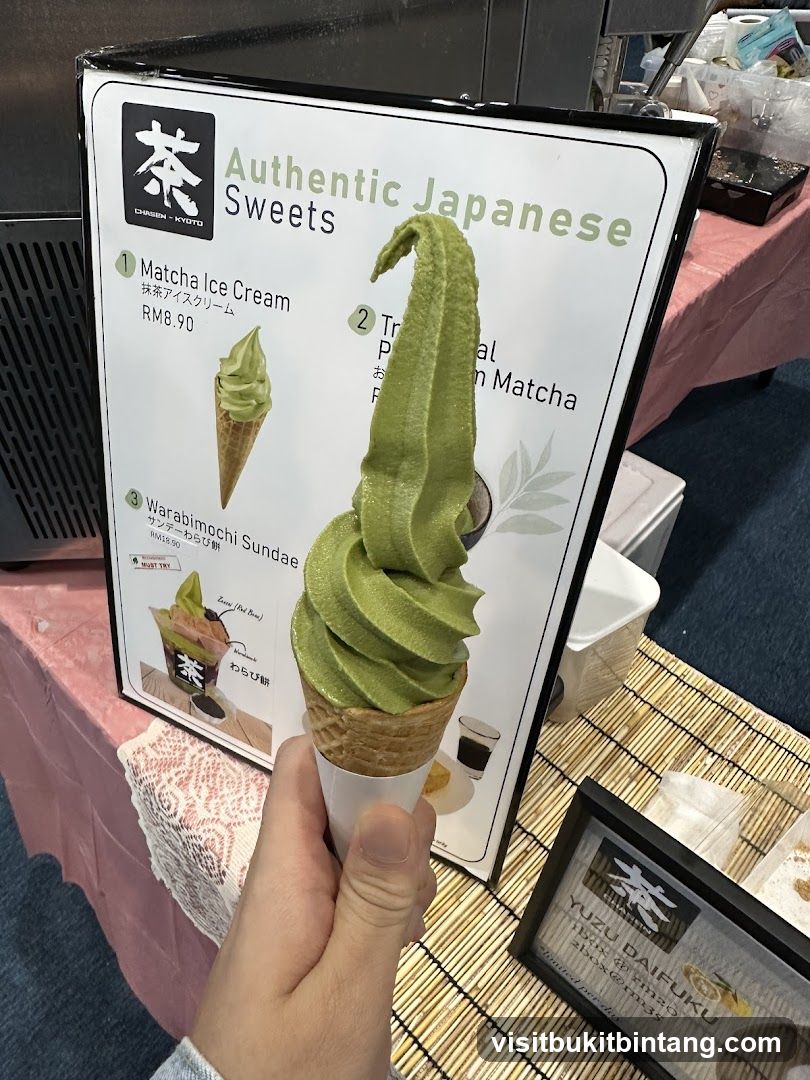 Authentic Japanese Sweets Menu