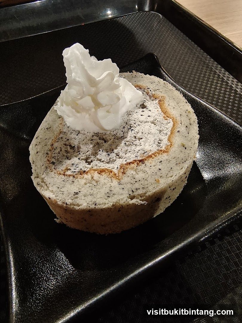 Black Sesame Swiss Roll