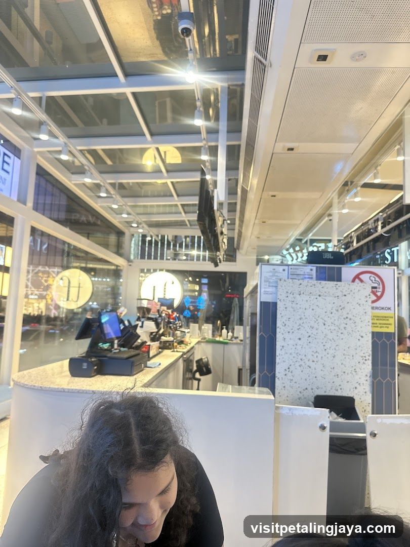Interior of a modern cafe or shop