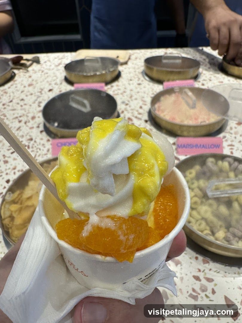 Shaved Ice Dessert with Toppings