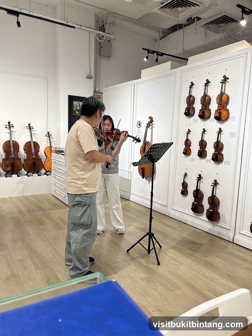 Violin lesson
