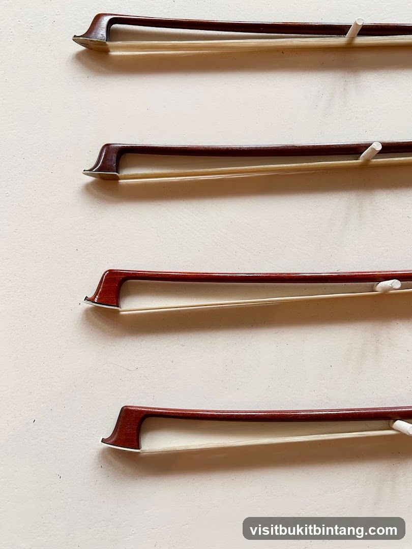 Four Violin Bows