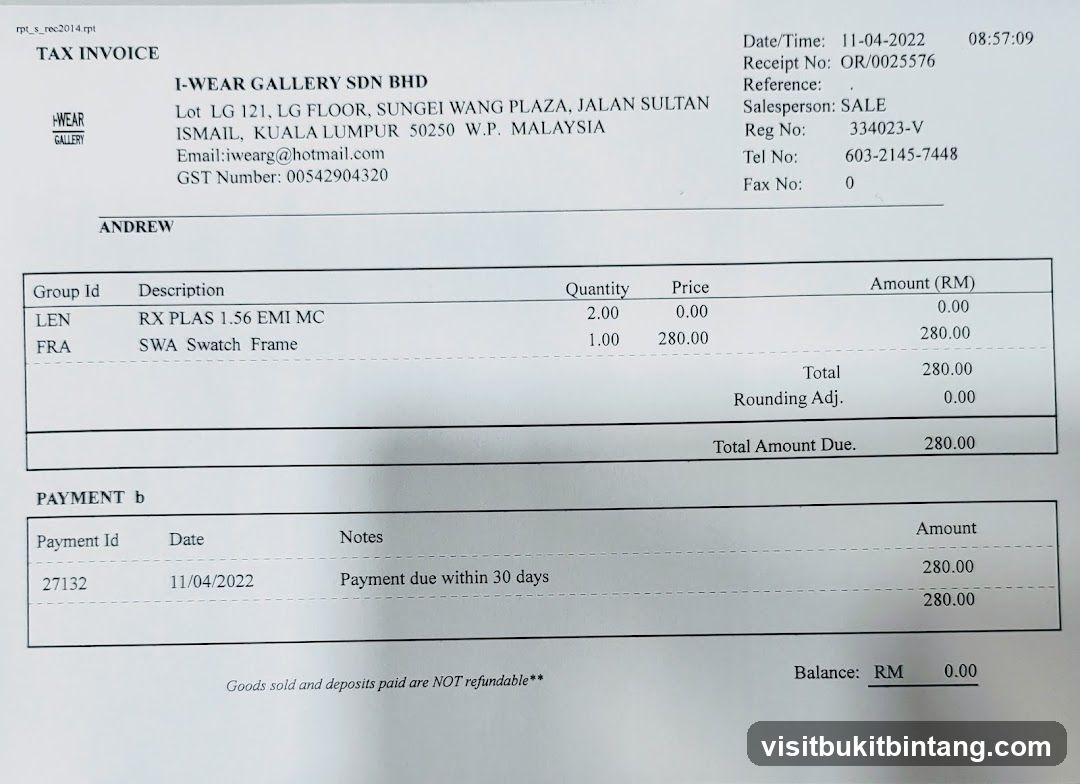 Tax Invoice
