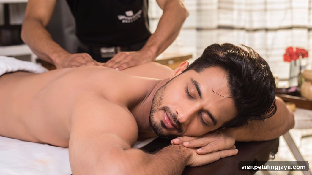 Man Receiving a Back Massage