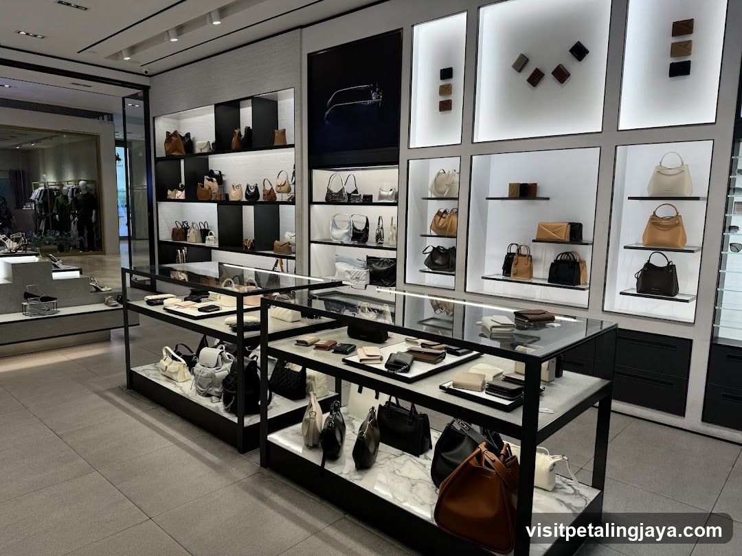 Luxury Handbag Display Interior