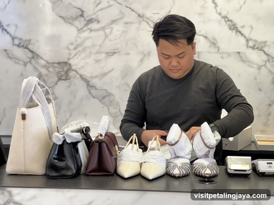 Shoe and Bag Display