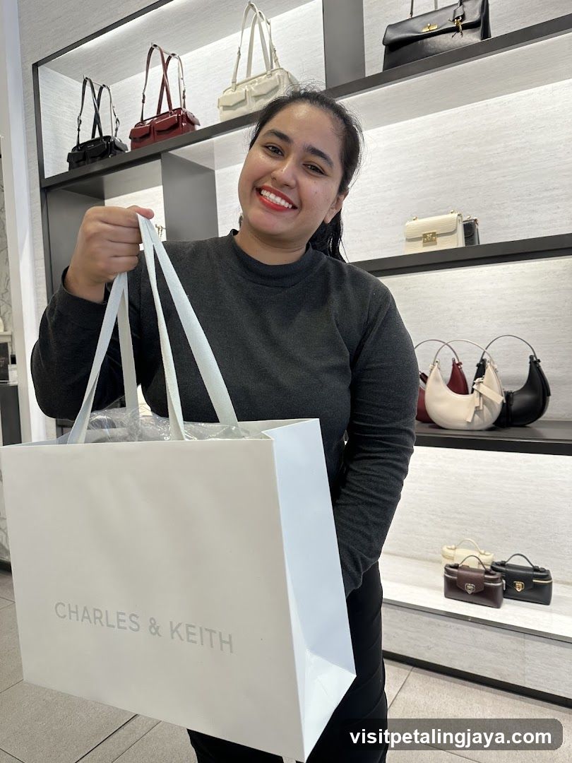 Shopping in Charles & Keith Store
