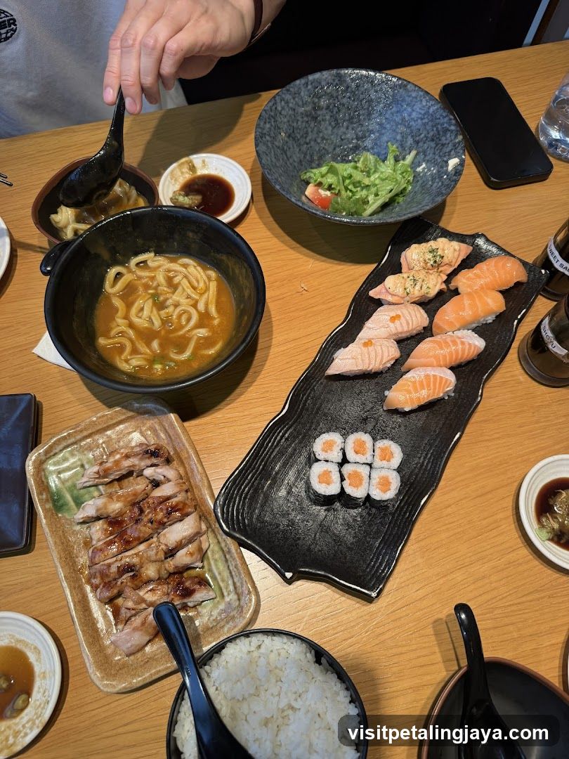 Sushi and Ramen Meal