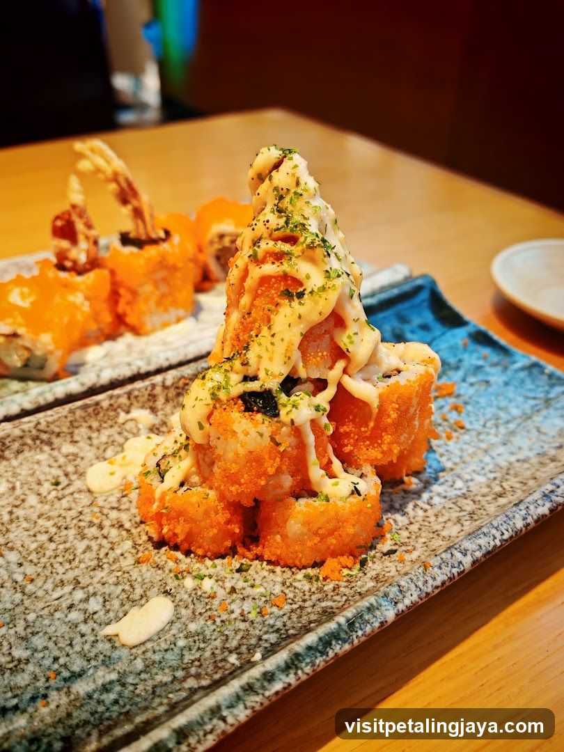 Sushi Platter with Tempura Rolls