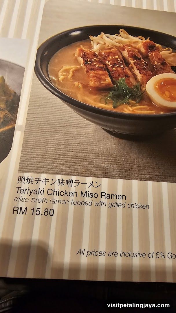 Ramen Menu Page