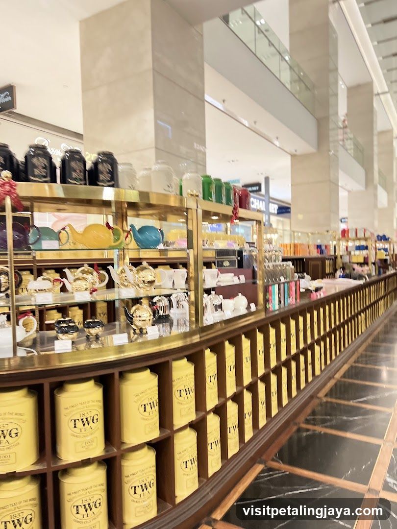 TWG Tea Shop Interior Display