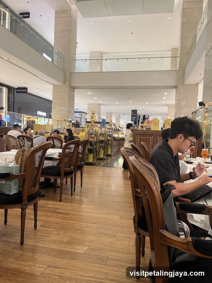 Dining Area in Shopping Mall