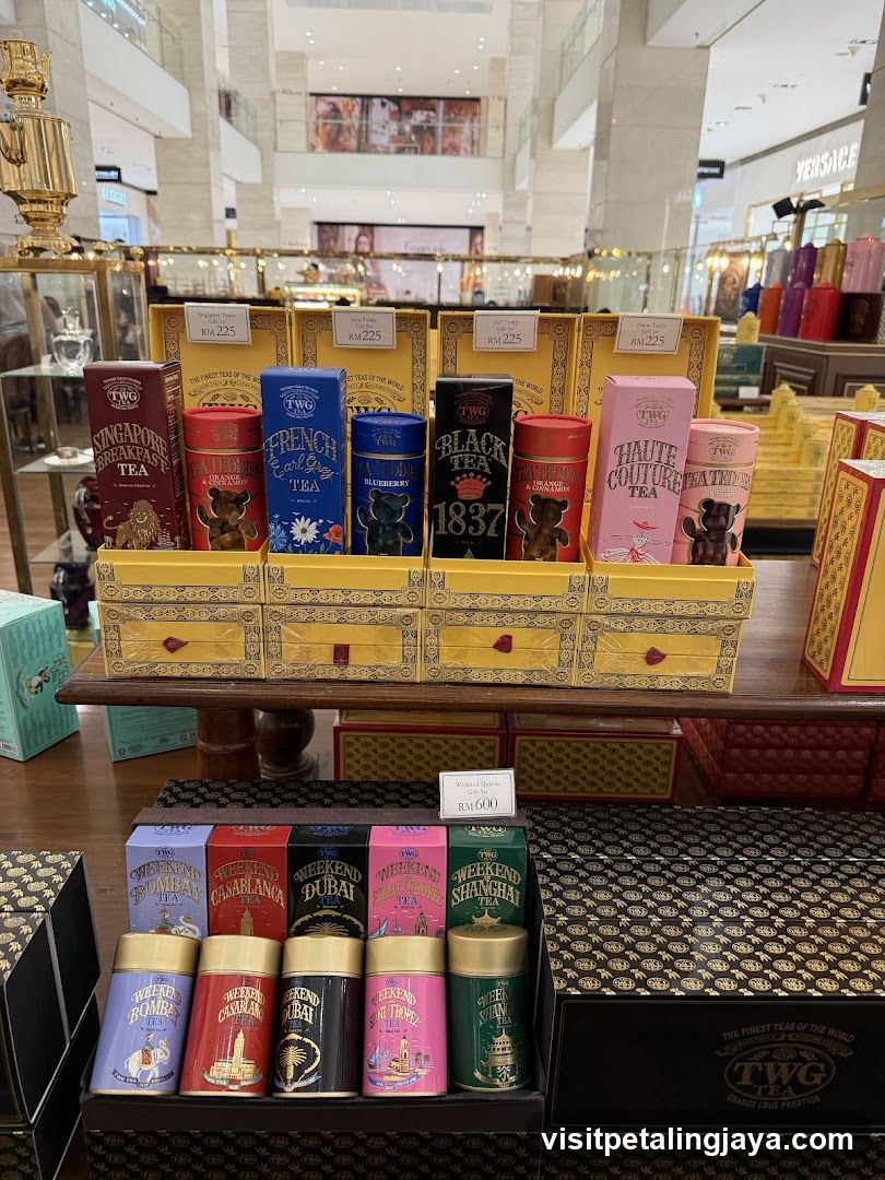 Tea Display in Mall