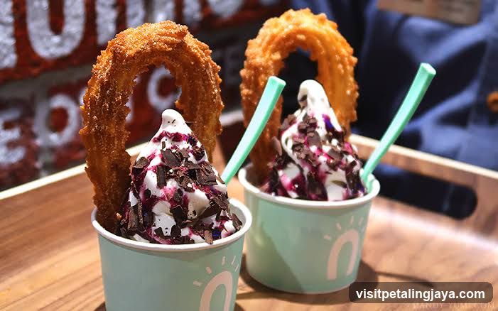 Churro Ice Cream Treats