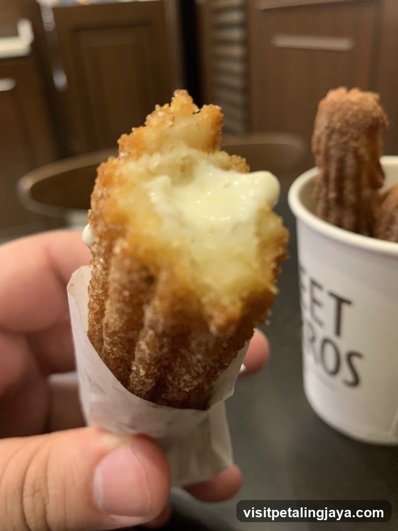 Churro with Cream Filling