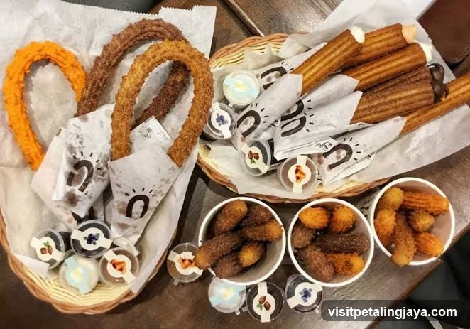 Churro and Donut Dessert Spread