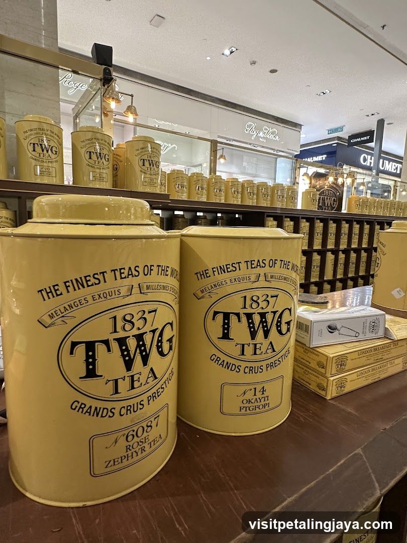 TWG Tea Store Interior Display