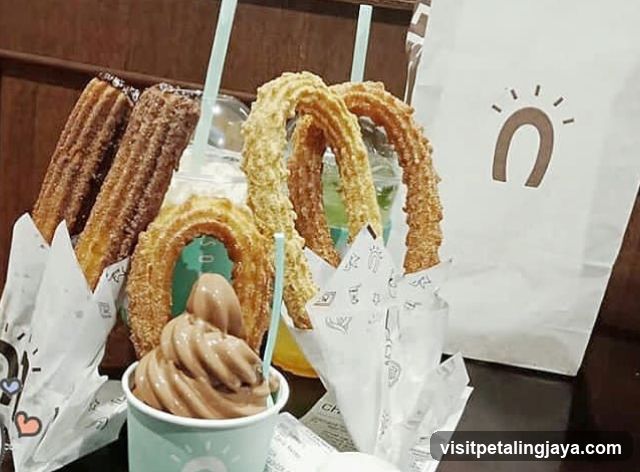 Churro and Soft Serve Dessert Spread